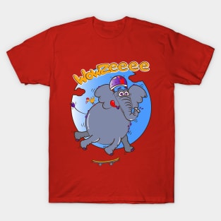Skater Elephant T-Shirt